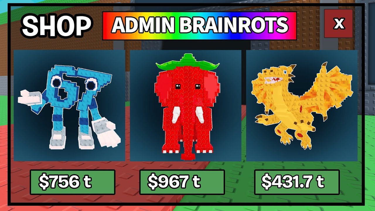 ADMIN SPAWNT GEHEIME ADMIN BRAINROT BASE 💥🔥
