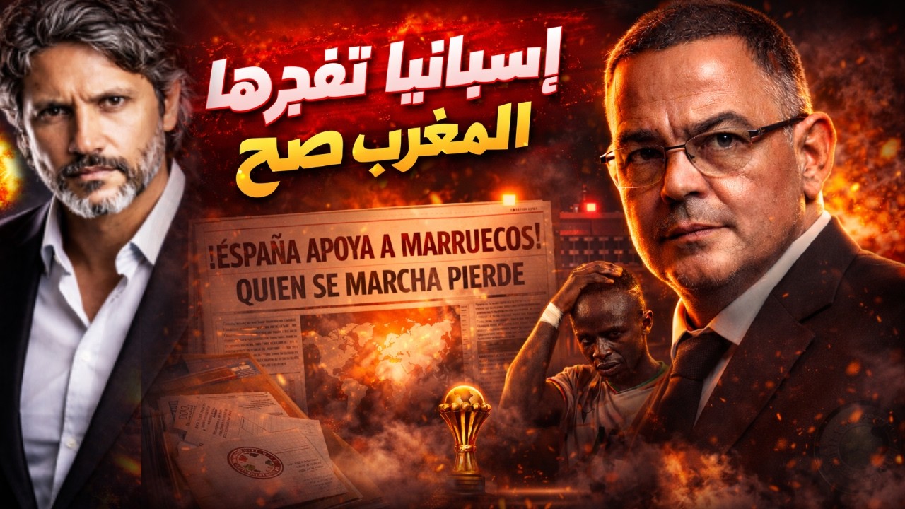 من قلب إسبانيا.. دعم صريح للمغرب في أخطر ملف كروي.. ضربة قوية للسنغال قبل الطاس