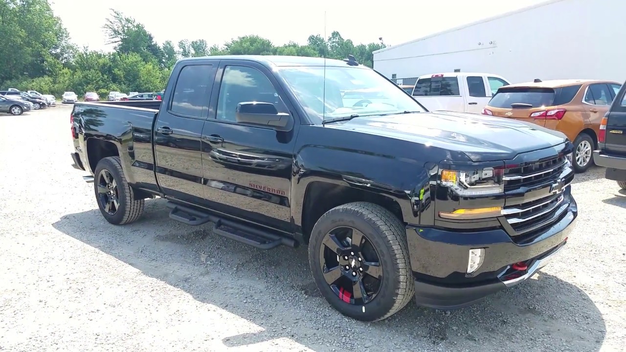 2017 Chevy Silverado 1500 LT Z71 Double Cab REDLINE & ALL STAR EDITION - Jet Black - Full Review