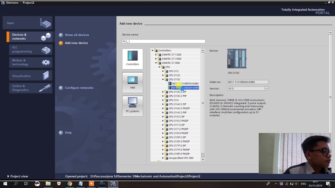 Simulasi TIA Portal dan FluidSIM (Timer dan Counter)