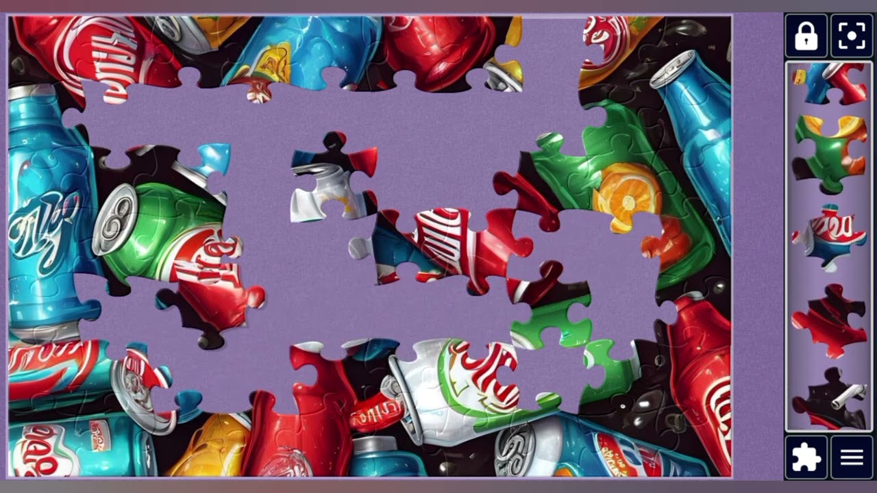 Vibrant Crushed Cans & Bottles🥫🧃💥🧩 amazing jigsaw puzzle 🧩//