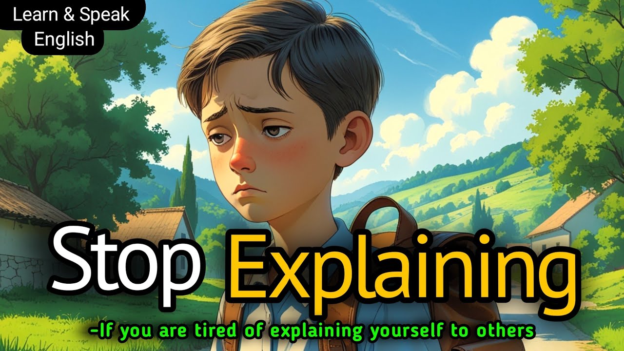 Stop Explaining Yourself to Everyone | This Motivational Story Will Change You Forever!