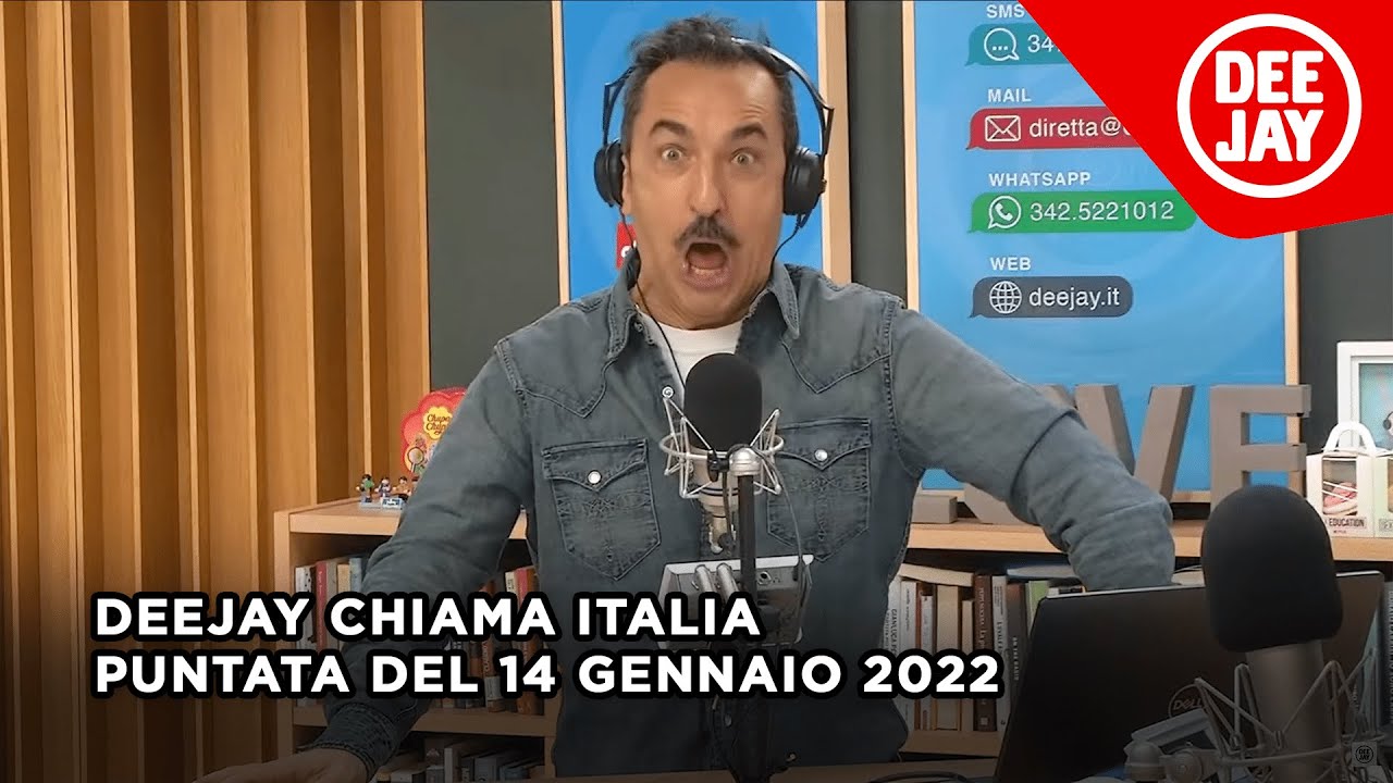 Deejay Chiama Italia - Puntata del 14 gennaio 2022