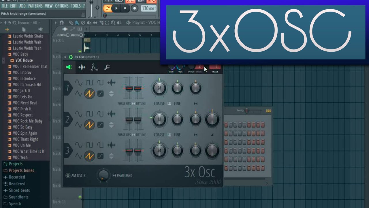 3x OSC| FL STUDIO 20| СИНТЕЗАТОР ЧТО ЭТО?