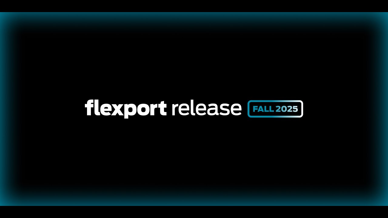 Flexport Fall 2025 Technology Release