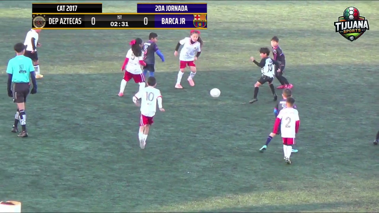 DEP AZTECAS VS  BARCA JR CAT 2017 SEGUNDA JORNADA 