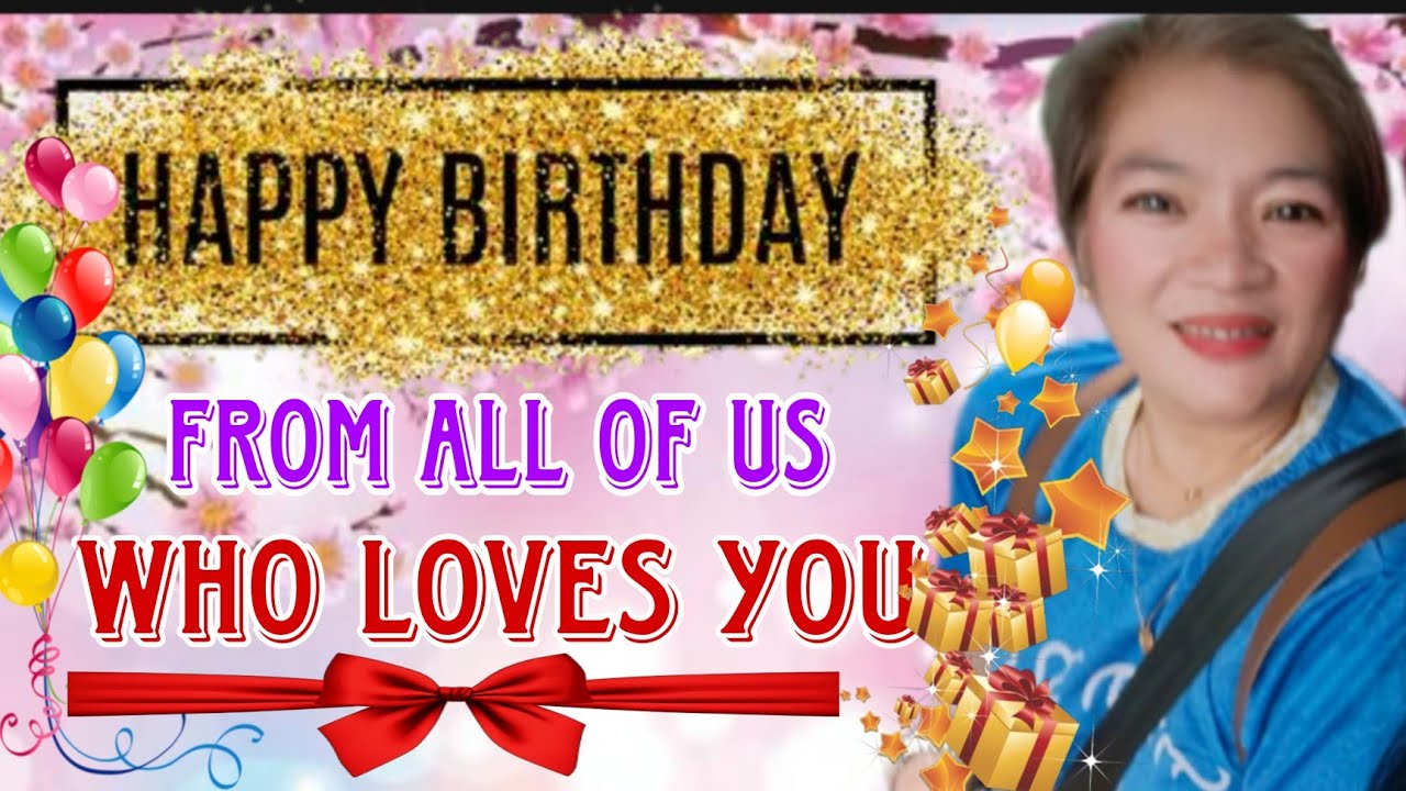 HAPPIEST BIRTHDAY GREETINGS FROM PEOPLE WHO TRUELY LOVES ME