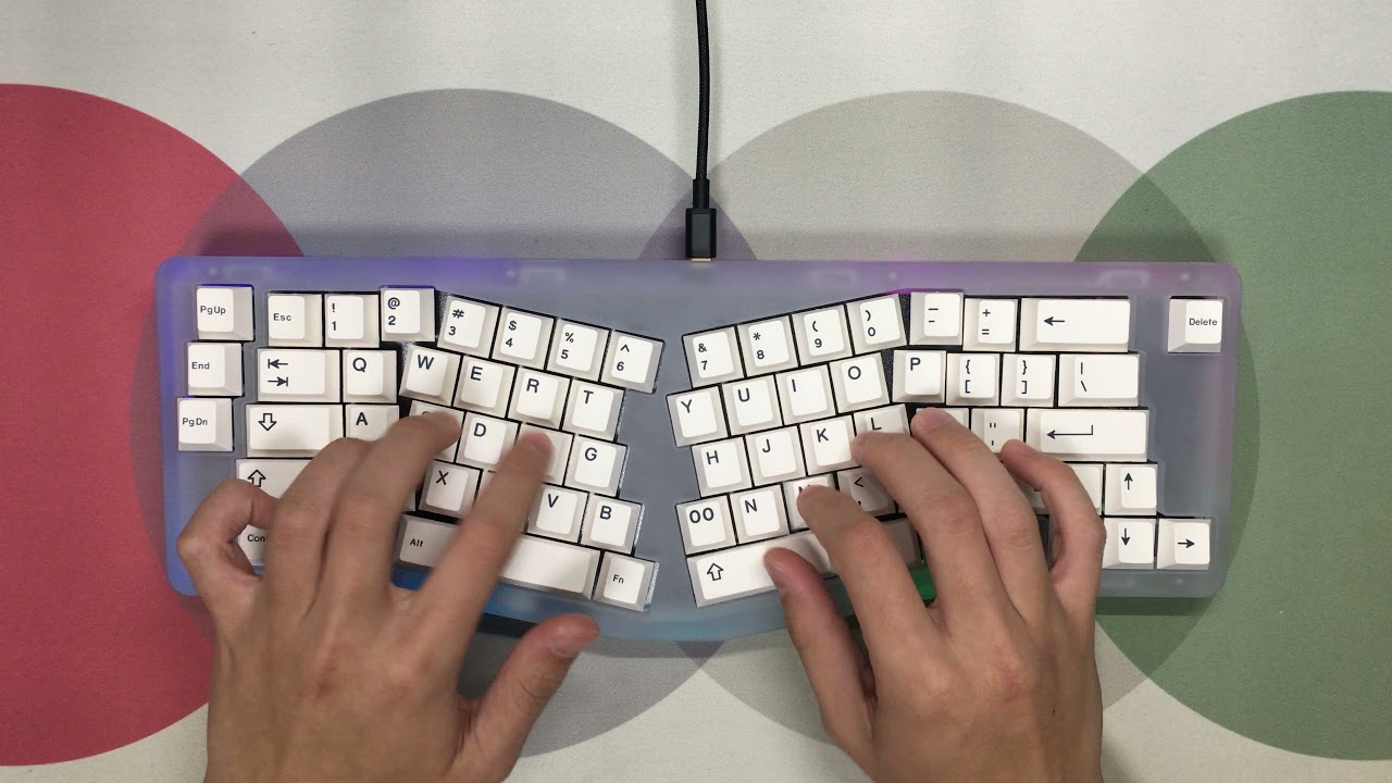 Bear 65 Ergo Keyboard by Jacky [Soundtest]