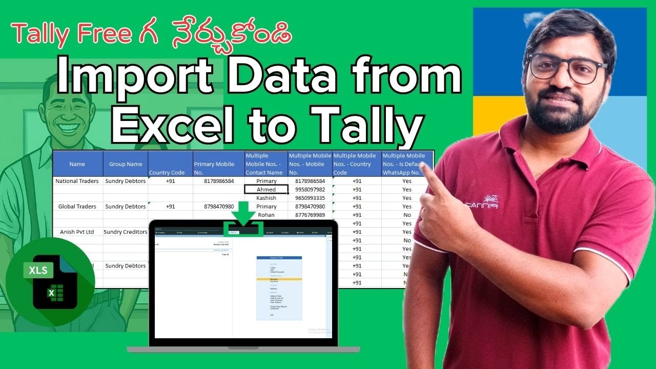 How to Import Excel Data into Tally Prime (Step-by-Step Guide)