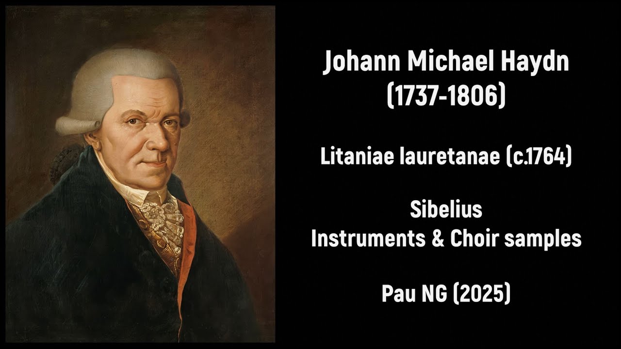 Johann Michael Haydn (1737-1806) - Litaniae lauretanae (c.1764)