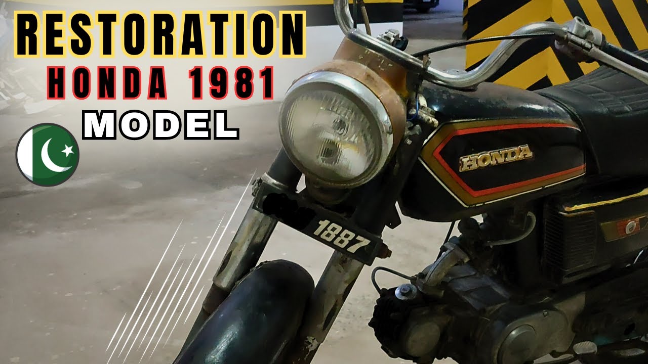 Restoring a 43 year old HONDA C70 | Part 1 | Qaseem Munna | honda 1982