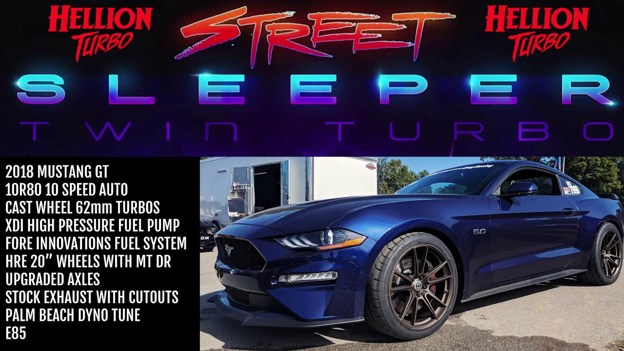 HELLION SLEEPER MUSTANG GOES 9.84 ON 20'S!!!!!
