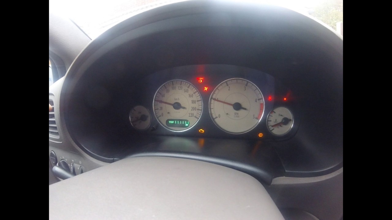 Checking the status of the dashboard chrysler dodge/Проверка состояние панель приборов chrysler