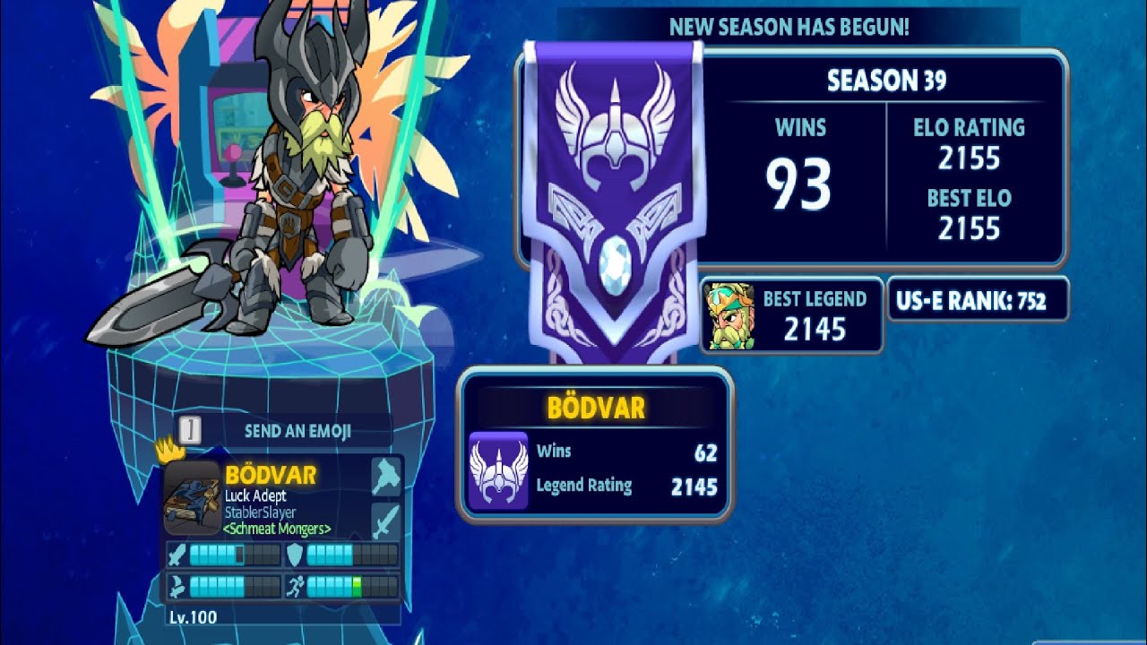 Bodvar Ranked Session - Part 7 | Brawlhalla