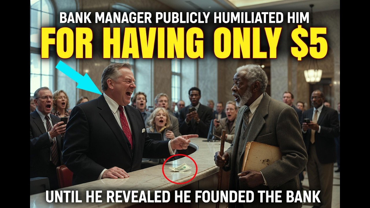 Homeless Old Man Opens A $5 Bank Account, Manager Instantly Regrets It