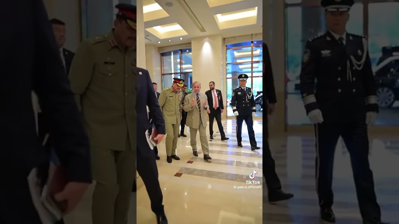 Prime Minister Mian Muhammad Shahbaz Sharif and General Asim Munir in China