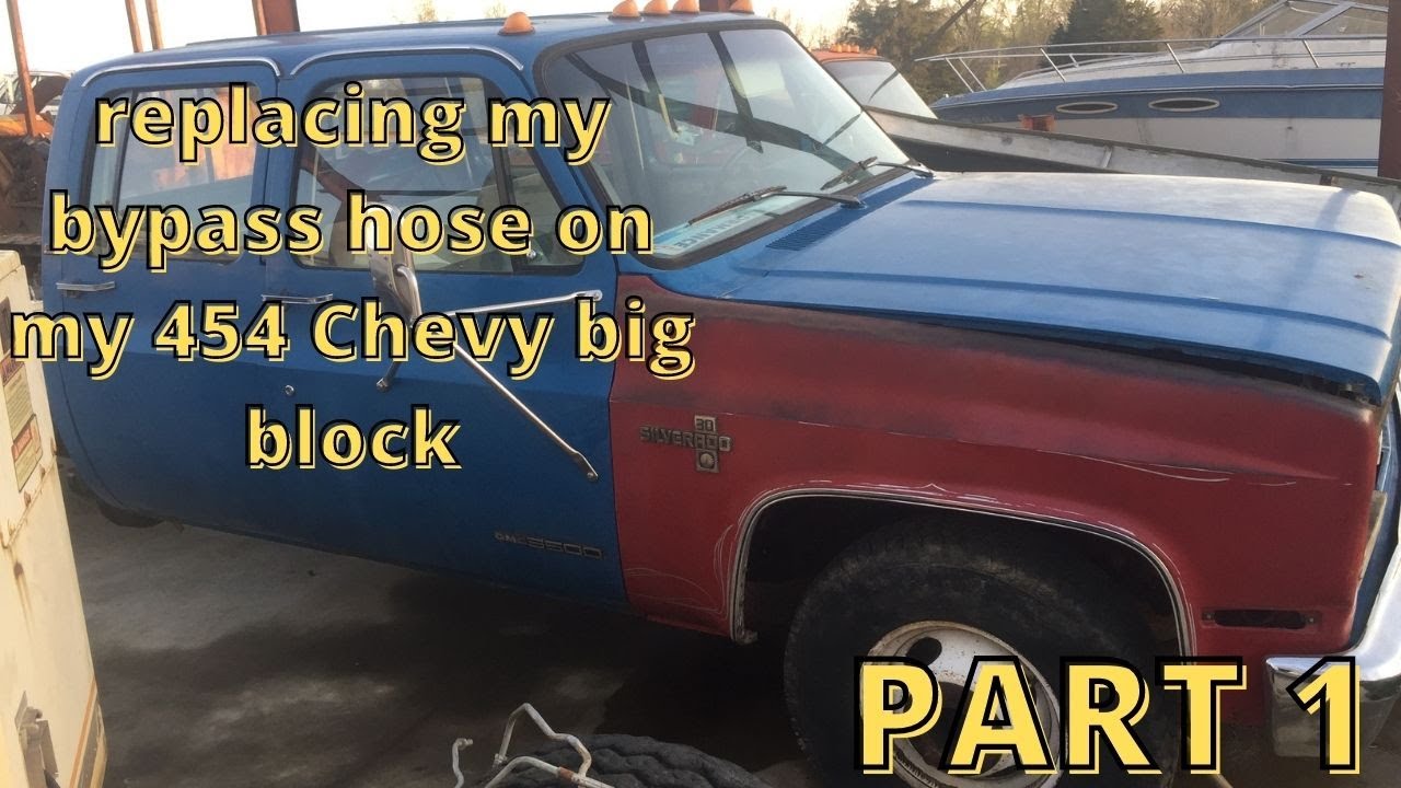 1991 Chevy Big Block ramp truck bypass hose replacement (part 1)