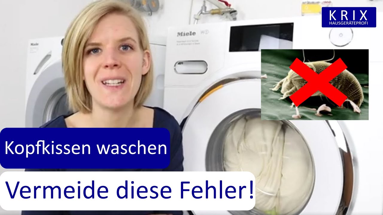 Kissen waschen // Diese Fehler machen die meisten + einfache Waschanleitung Daunenkissen Federkissen