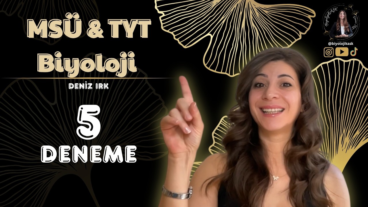 MSÜ - TYT Biyoloji 5. Deneme