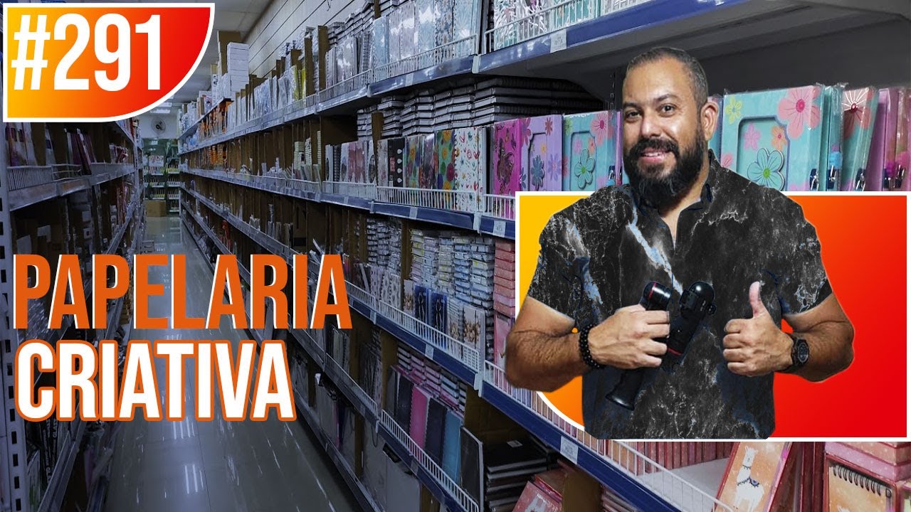 PAPELARIA (CRIATIVA) PERSONALIZADA NO ATACADO - CANINDÉ/SP #291