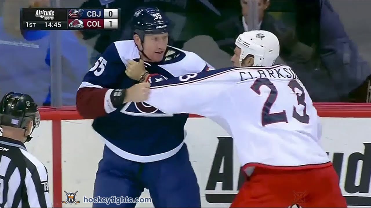 David Clarkson vs Cody McLeod Oct 24, 2015