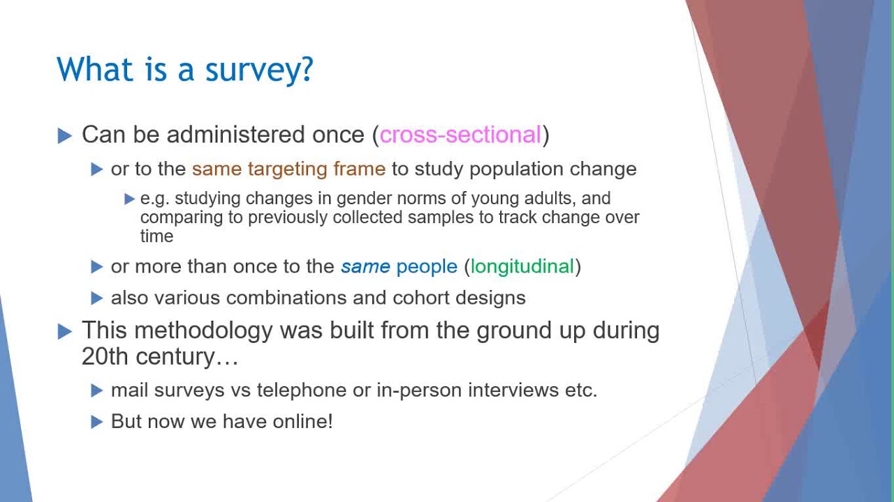 Survey Design and Analysis  2  Survey techniques and ratings scales