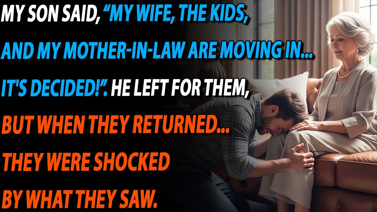 😱 My Son Shocked Me: Wife, Kids & Mother-in-Law Moving In—Decided! 😢