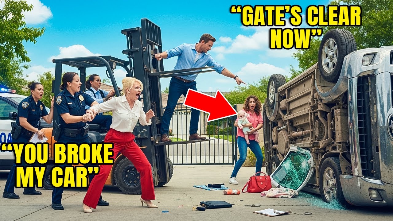 Karen Blocked the Gate During My Baby’s Heart Attack—So I FLIPPED Her SUV & Cops Hauled Her Off