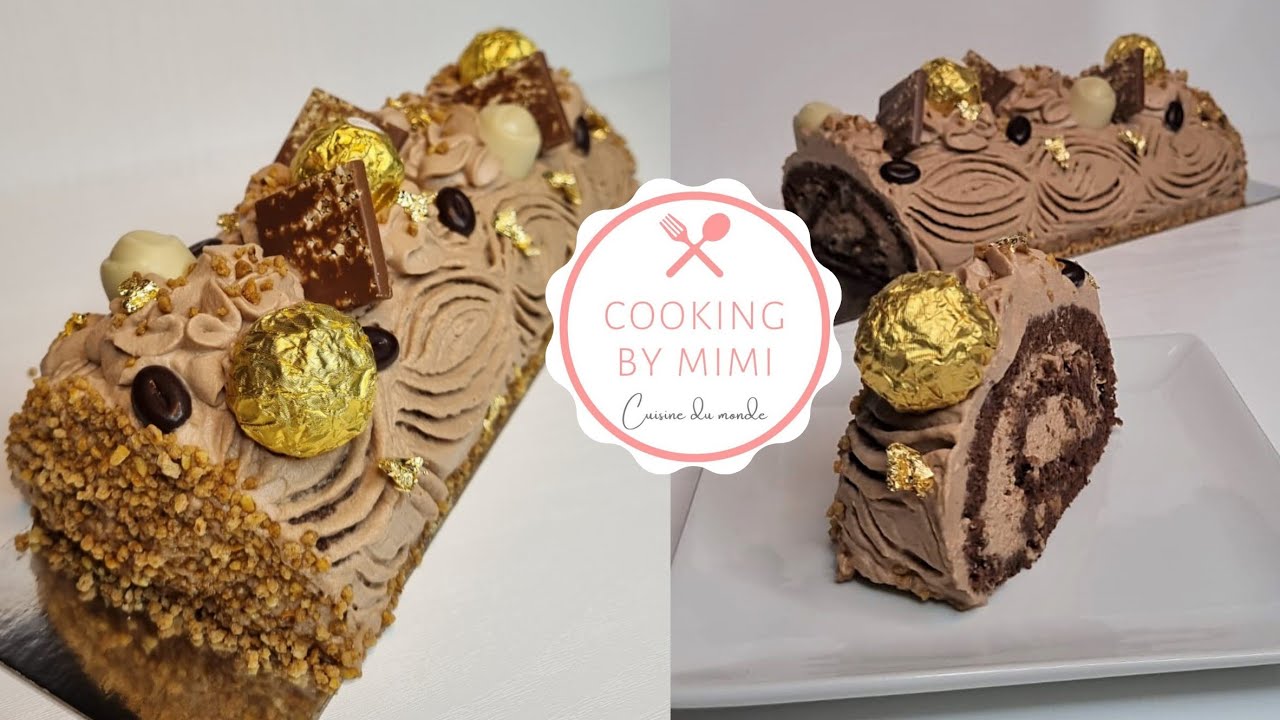 RECETTE DE LA BÛCHE ROULÉE LÉGÈRE AU NUTELLA❣ UN RÉGAL😋