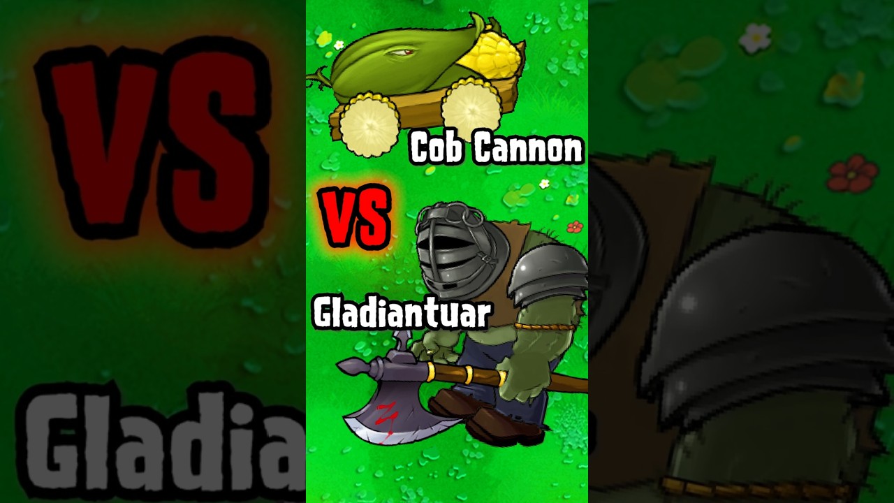 Gladiantuar VS Cob Cannon | Plants VS Zombies DLC Mod