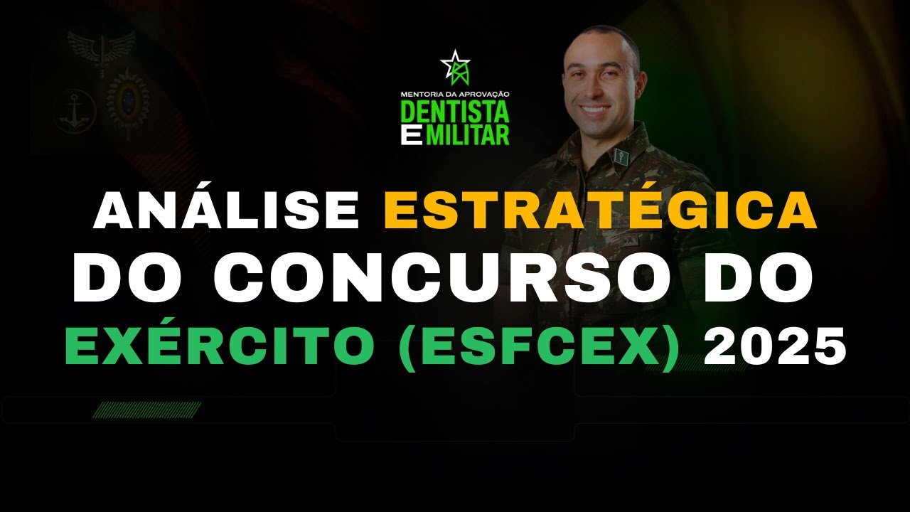 Tudo que voc&ecirc; precisa saber sobre o concurso de carreira para dentistas do Ex&eacute;rcito de 2025!