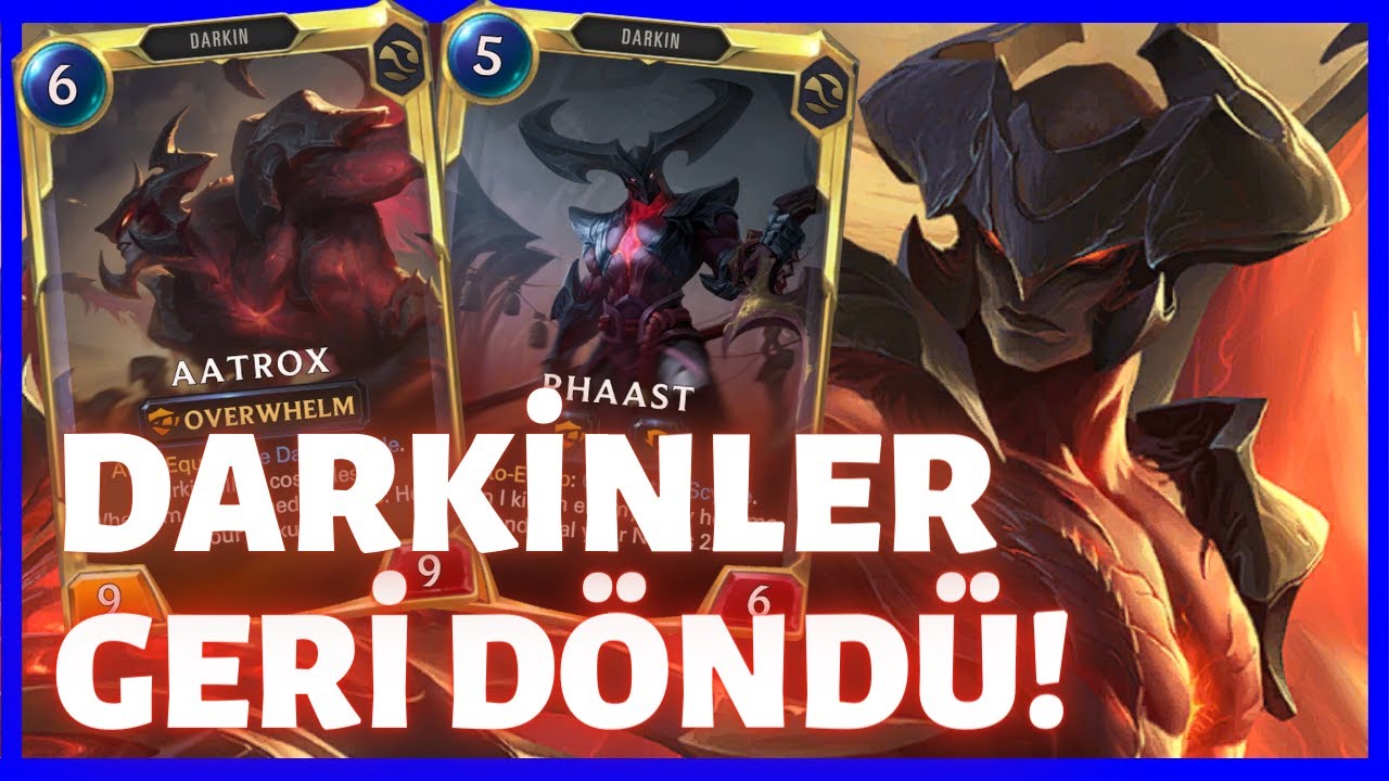 DARKİNLER METAYI ASİMİLE EDİYOR! Kayn/Aatrox Darkin Midrange Destesi [Legends of Runeterra] LoR
