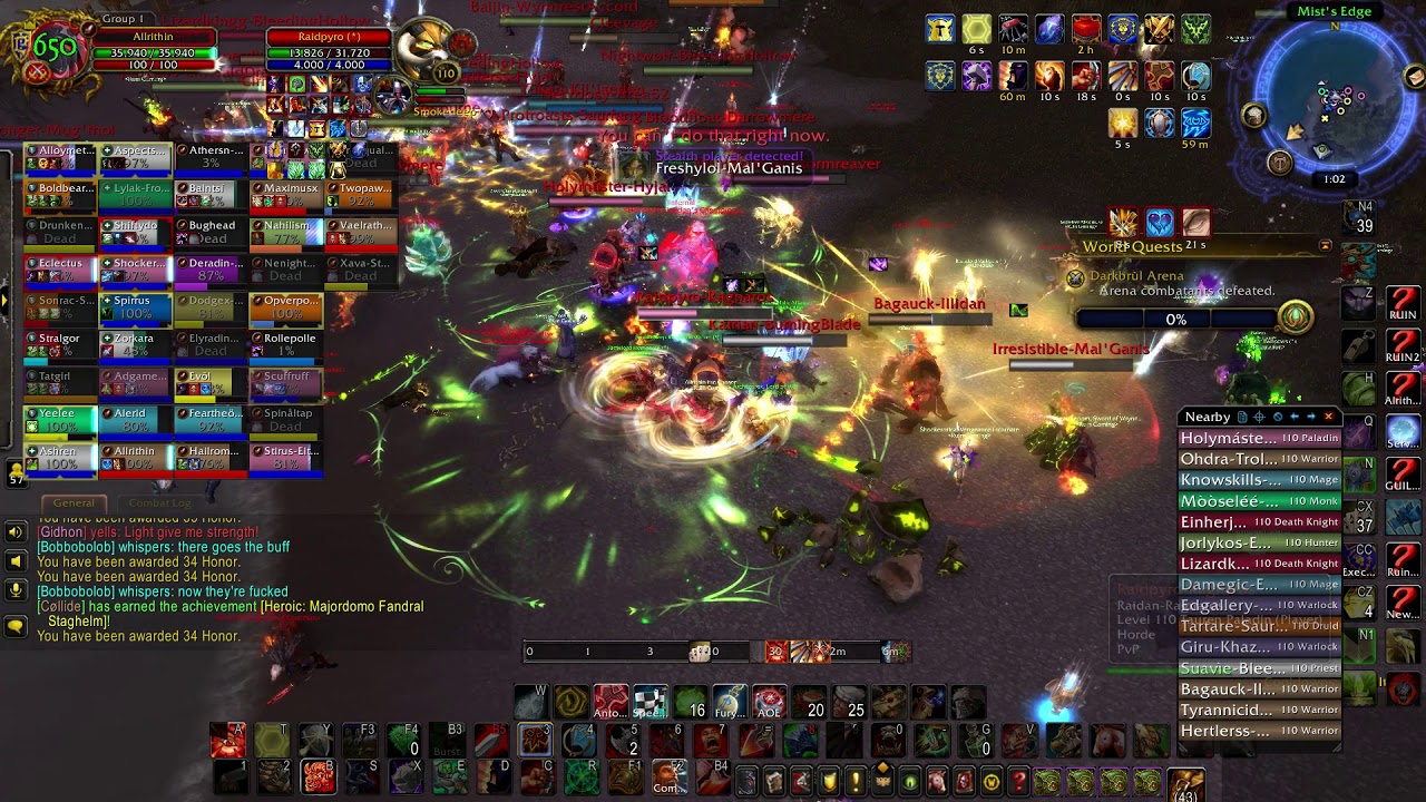 WoW War Mode PvP Massive Battle Honor Farm - The Beginning of War Mode