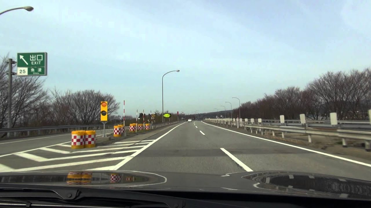 〔北陸道〕下り　立山IC⇒黒部IC 2013.4.1