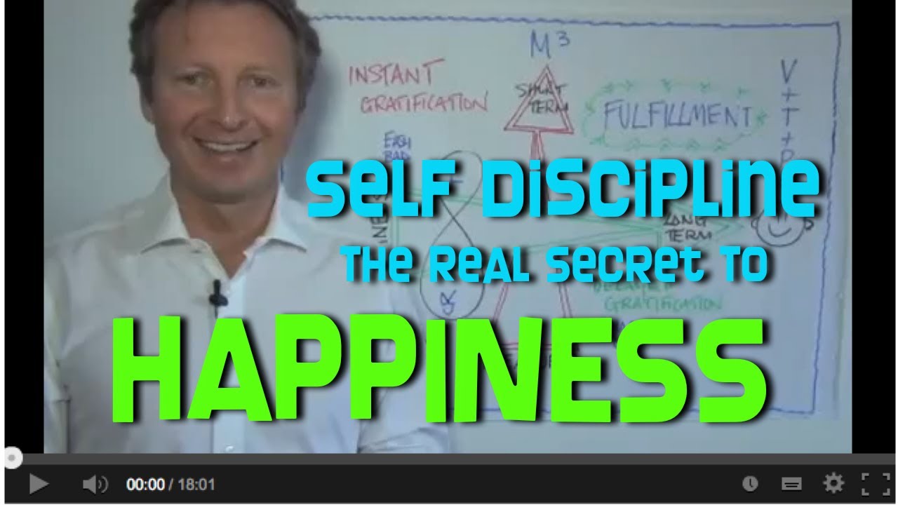 Self Discipline - The Secret To Real Happiness