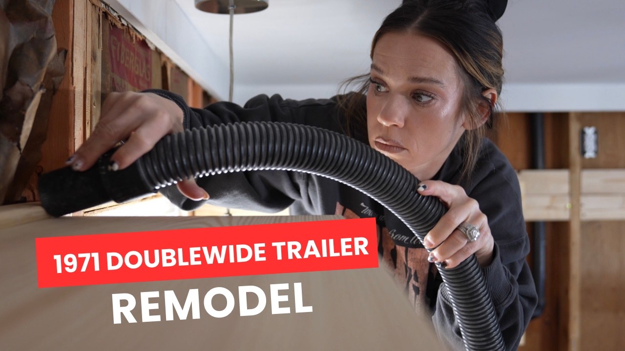 Переоборудованный двухсекционный трейлер 1971 года выпуска... Кухонный фартук.