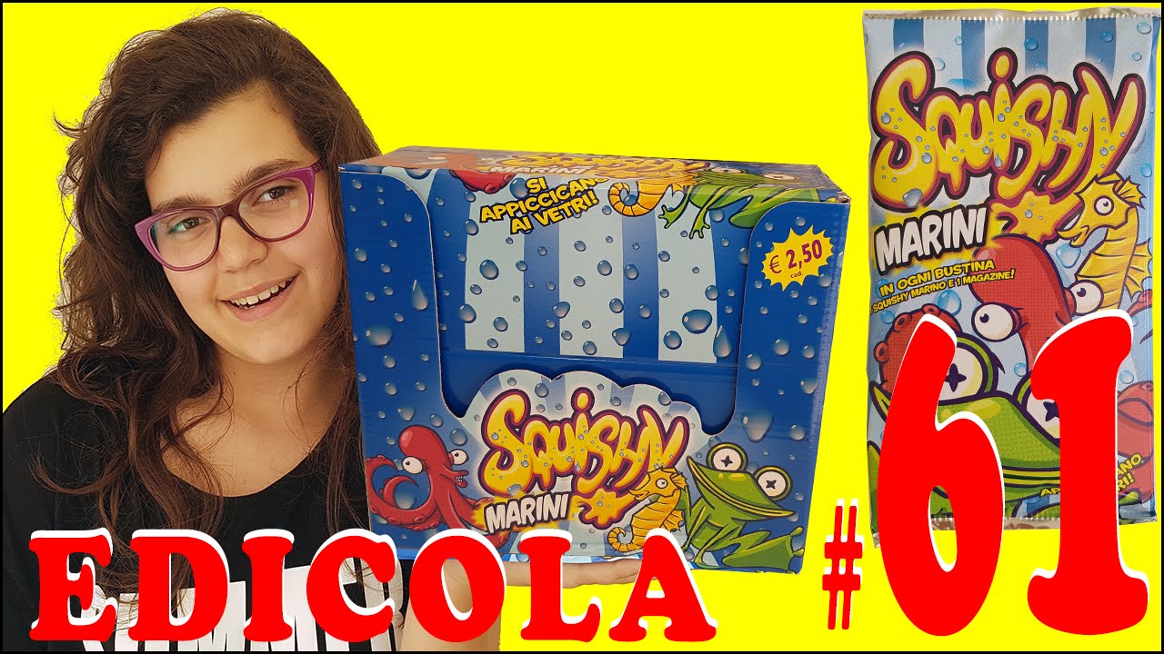EDICOLA #61: SQUISHY Marini - Pacco con 12 bustine (Unboxing)