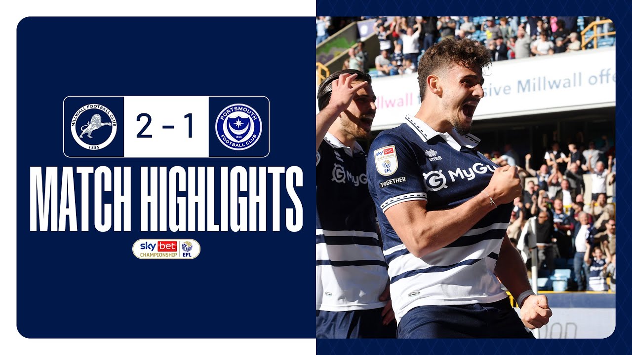 ✌️ MIHAILO'S BRACE GETS THE WIN | Millwall 2-1 Portsmouth | Match Highlights