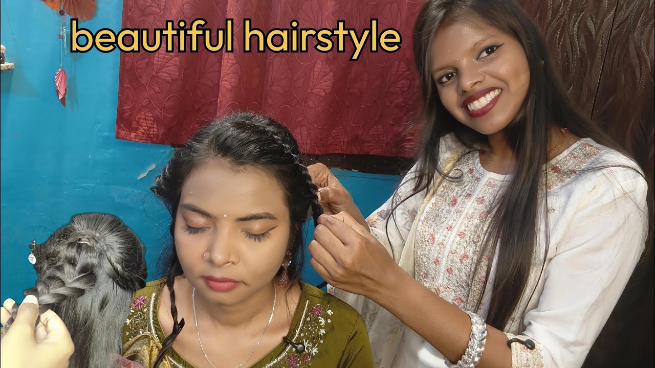 Soft & Beautiful Hairstyle by Ashna | Gentle ASMR Hair Styling ✨
