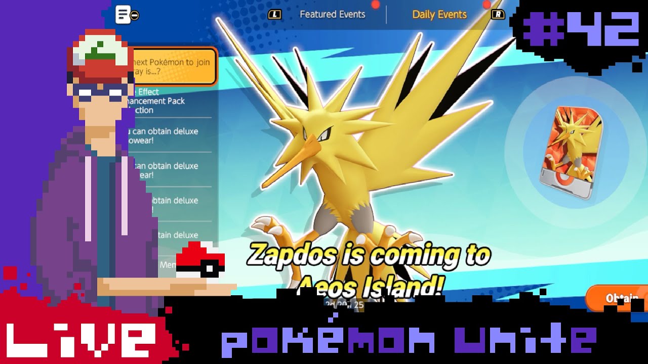 #Pokémon Unite | #42 Farming the Electric Bird