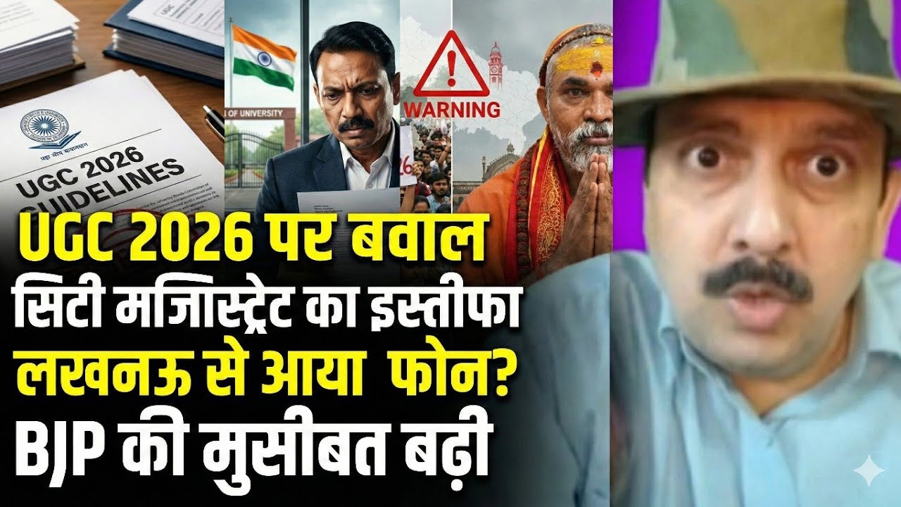 UGC New Rules 2026 & Bareilly City Magistrate Resignation | Public Anger & BJP Tension