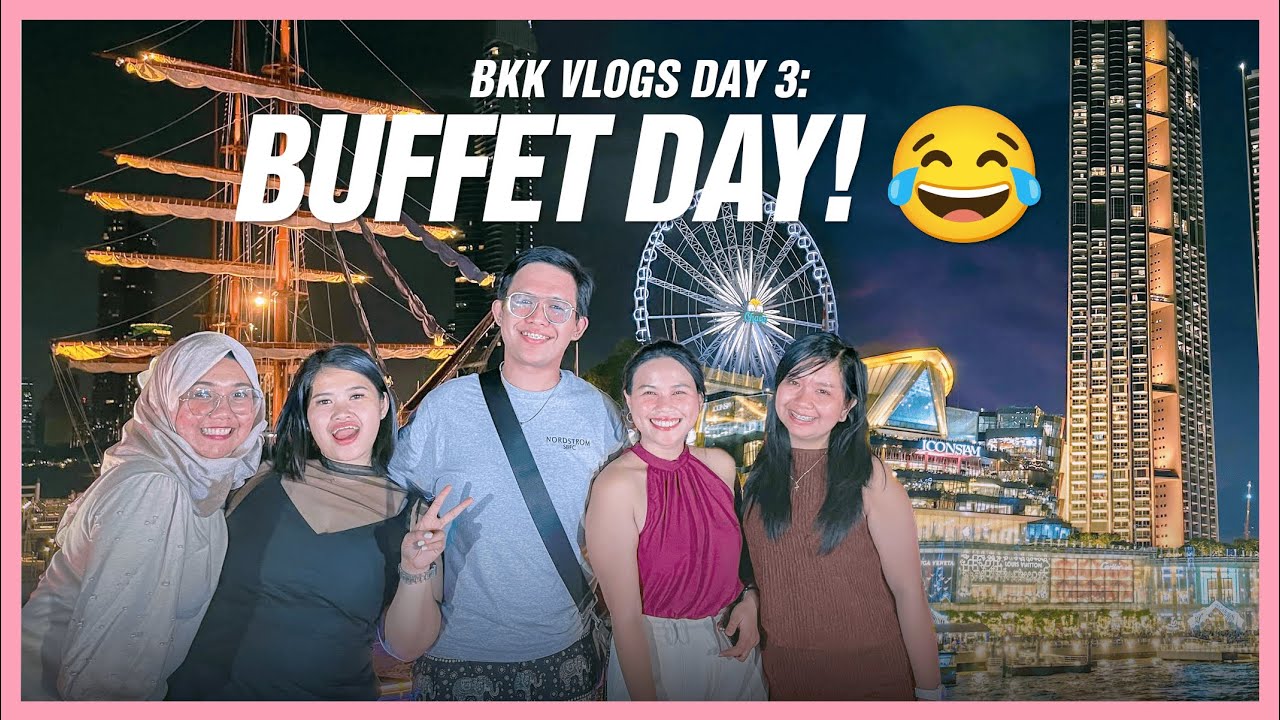 Vlog 023: Buffet day! 🇹🇭 (Ancient City, Erawan Museum, White Orchid Cruise, Iconsiam) | Noli Salva