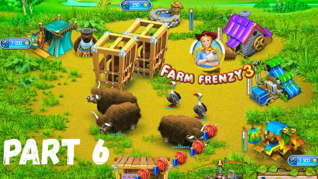 Farm Frenzy 3 🐔Gameplay 🐼 Part 6 4K FPS🔥