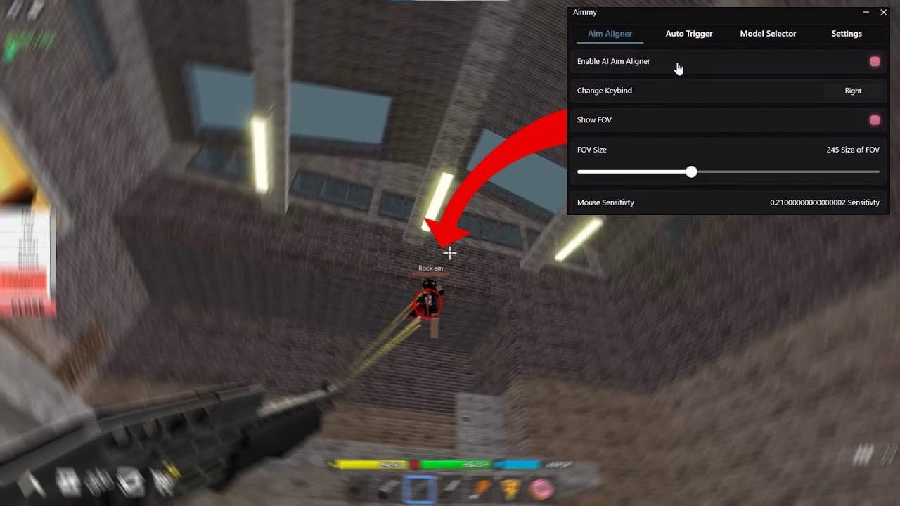 Best aimmy user in da hood