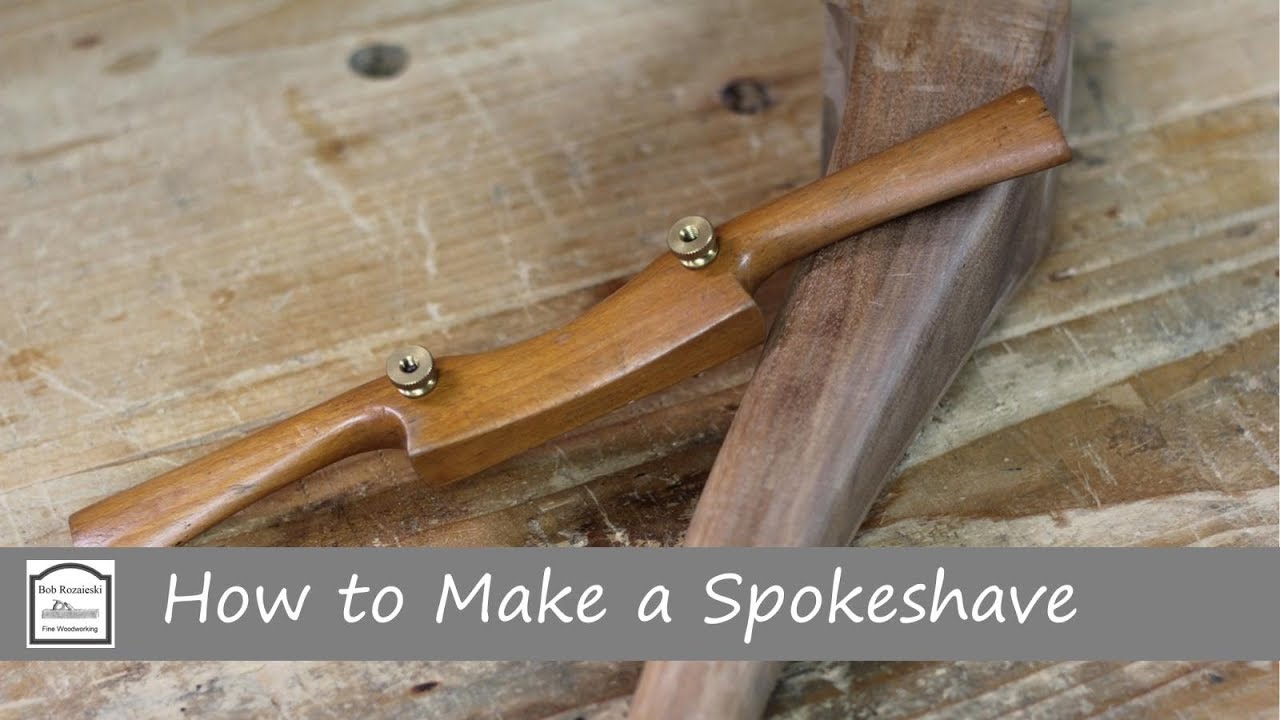 How to Make a Wooden Spokeshave Part 1 - Hand Tool Woodworking