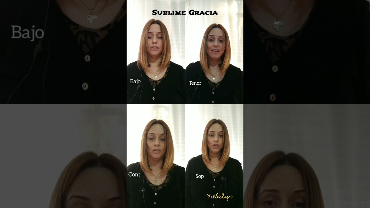Sublime Gracia (4 voces).