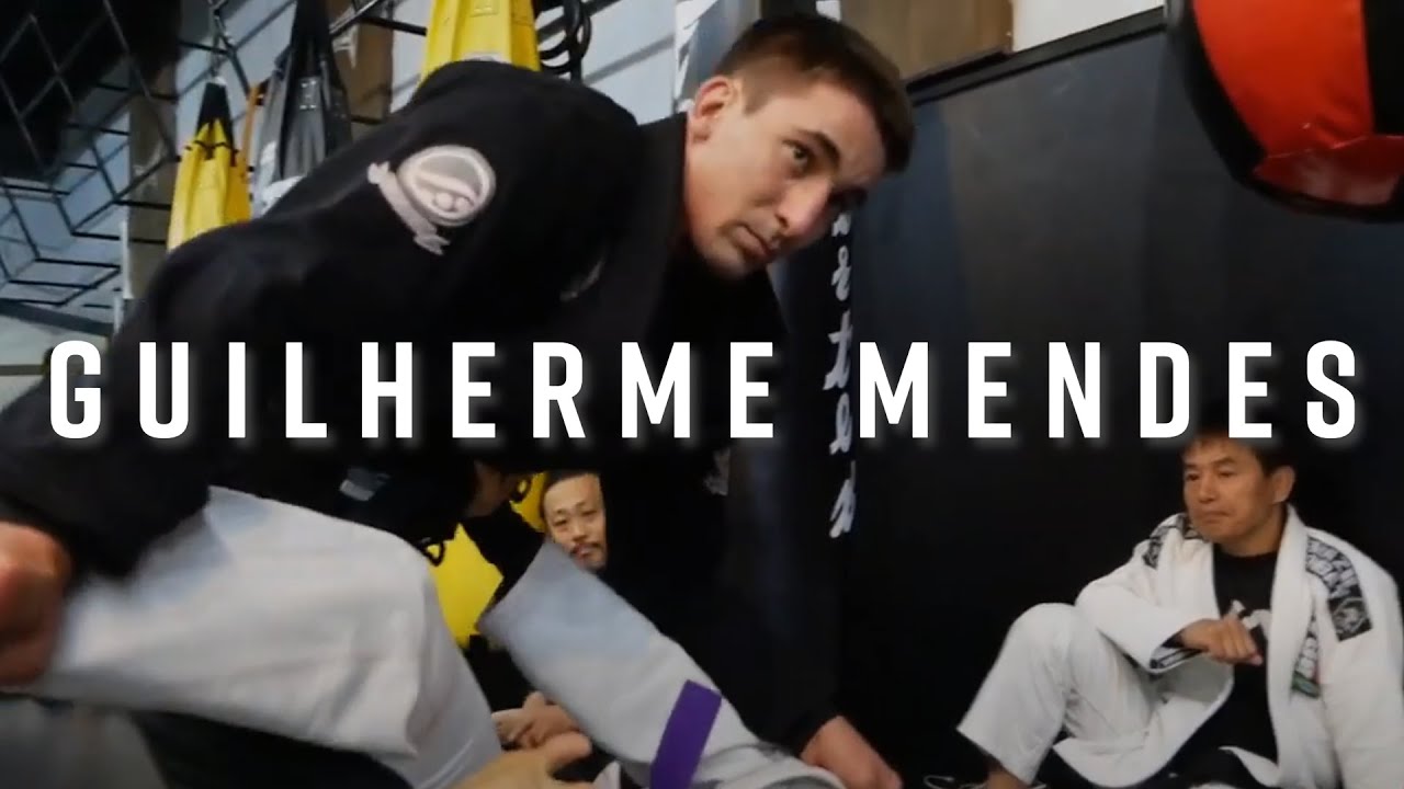 Rolling with Jiu-Jitsu World Class Guilherme Mendes at a Korean Seminar