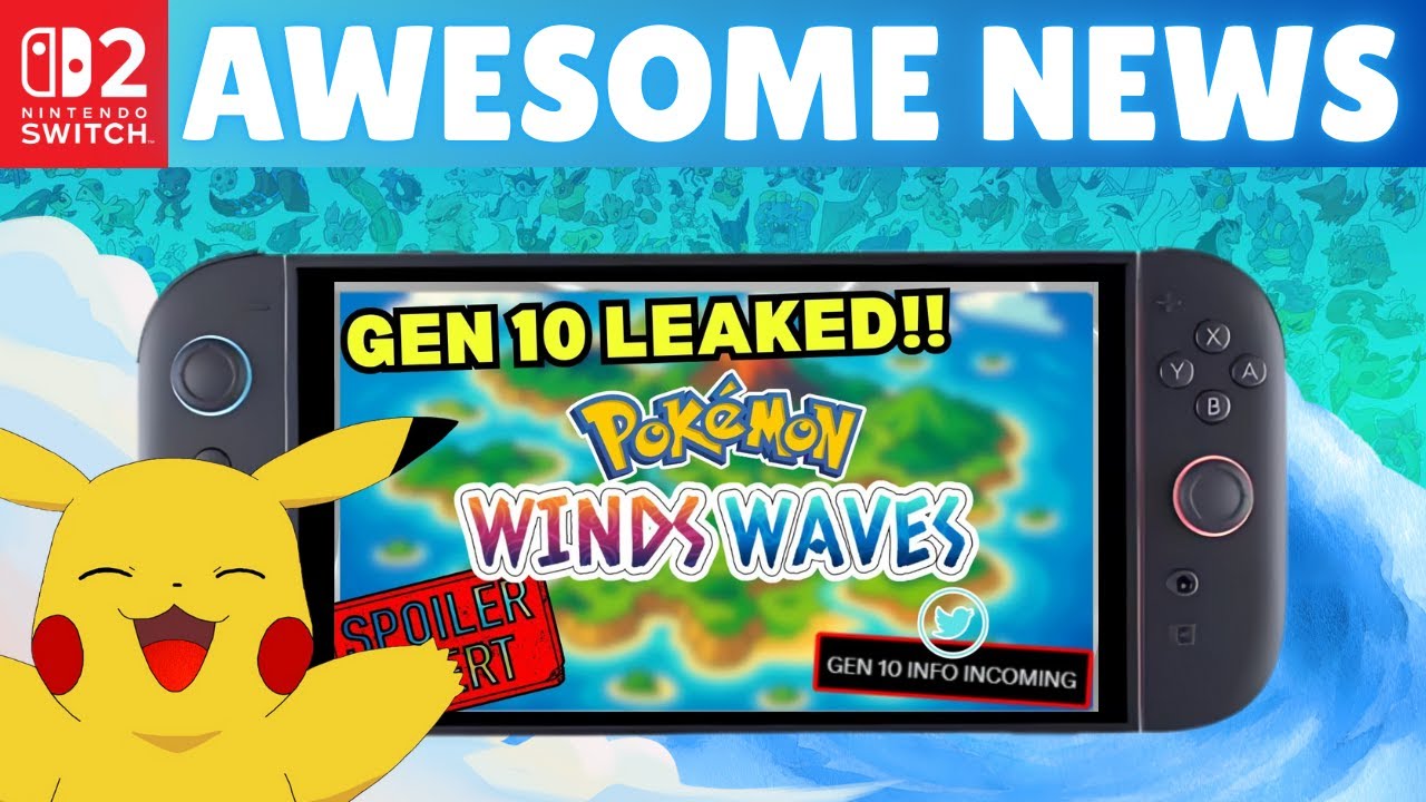HUGE Pokémon Gen 10 leaks ARE HERE!