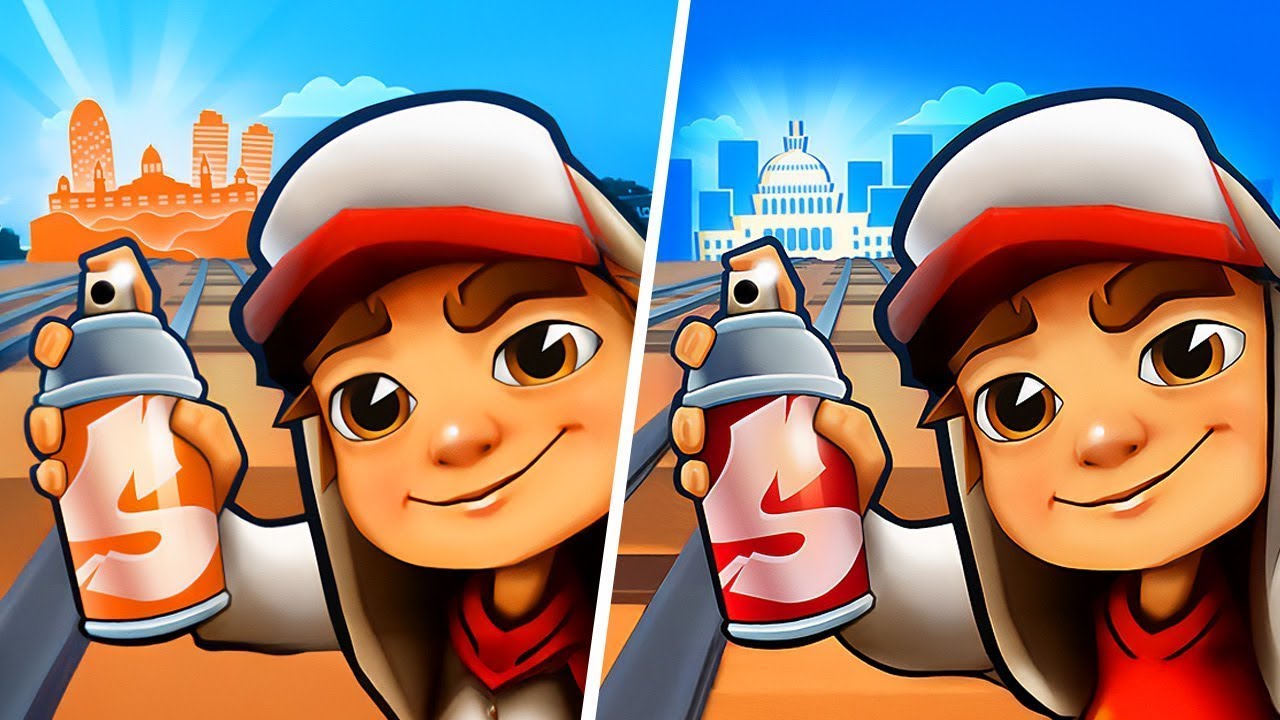 Subway Surfers San Francisco 🆚 Subway Surfers Winter Holiday, Subway Surfers Map Comparison