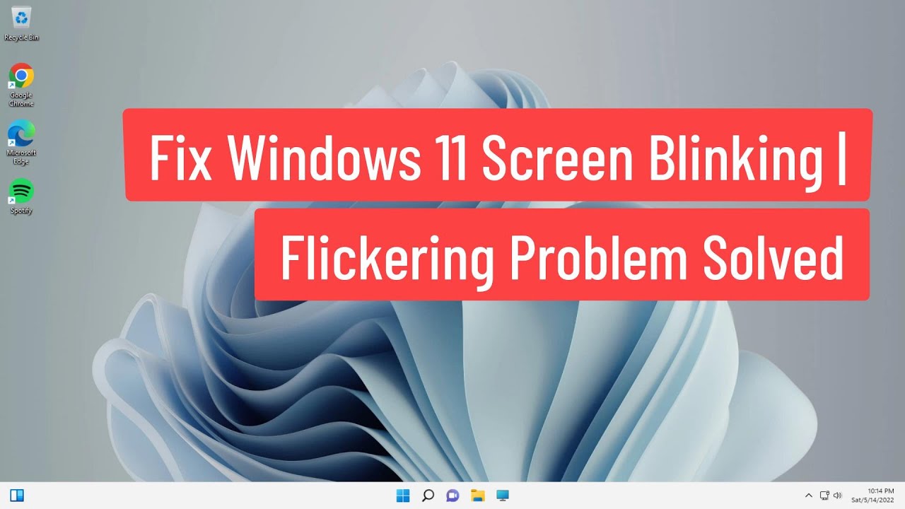 Исправление мерцания экрана в Windows 11 | Решение проблемы мерцания на ПК и ноутбуке